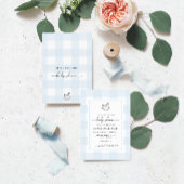 Welkomstteken voor RockHose Blue Gingham Poster