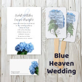 Blue Hydrangea Flowers zal mijn Bridesmaid zijn... Kaart