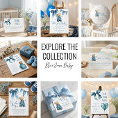Oh Boy | Blue Jean Baby Denim Baby Shower Kaart