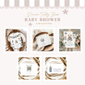 Boy Blue Jean Baby Denim Baby shower Kaart