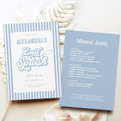 Last Splash Bachelorette Sparkling Wijnetiket