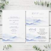 Blauw elegante felicitaties bunting banner (Personaliseer de collectie van deze zelfstandige maker.)