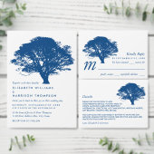 Blauwe eik boom, rustieke & minimalistische bruilo bedankdoosjes (Personaliseer de collectie van deze zelfstandige maker.)