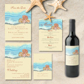 Blue Ocean Wave Wedding Bedankdoosjes