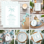 Palmboom | Fopspeen Kust Baby Shower Welkom Spandoek