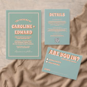 Groovy Bold Blauw Roze Rood Bruidsmeisje Voorstel Sparkling Wijnetiket (Personaliseer de collectie van deze zelfstandige maker.)