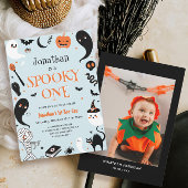 Blue Halloween Birthday Party Bedankdoosjes