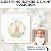 Waterverf Bloemengrens Turquoise Bad Handdoek