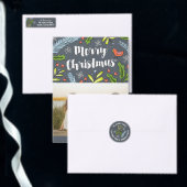 Vrolijk kerstfeest met Blank Etiket (Personaliseer de collectie van deze zelfstandige maker.)