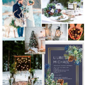 Winter Blue Thistle Eucalyptus Weddenschap Wonderl Vierkante Button 5,1 Cm