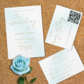 Blue Waterverf Wave Wedding Spandoek