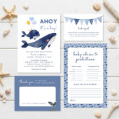 Baby Shower 'Blue Whale Boy' Passeer De Prijs Spel
