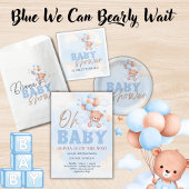 Schattigee bosdieren rustiek groen Baby Servet