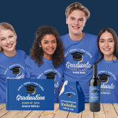 Custom Blue Gold Afstuderen 2023 Graduation Party Servet