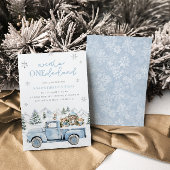 Winter Onederland First Birthday Welcome Sign Poster