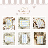 Blauw Geel Mediterraan Lemon Wedding Save The Date