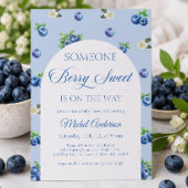 Blauwebes Baby Shower Raad Hoeveel Bessen Spel Poster