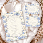 Bosbessentuin Teddy Te Baby Shower Kaart