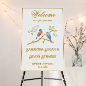 Blauwvogels Wit Bedacht Trouwservetten Servet