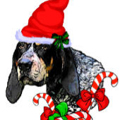 Bluetick Coonhound Kerstmis Cadeaupapier