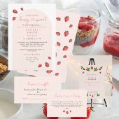 Gepersonaliseerd blos Baby shower Papieren Bordje