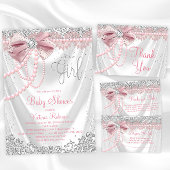 Elegant Blush Roze Baby shower Bedankdoosjes