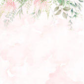 Blush roze kleurflessen Groene bruiloft RSVP-kaart Kaart