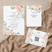 Blush Pink Modern Initials Monogram Wedding Ronde Sticker (Personaliseer de collectie van deze zelfstandige maker.)