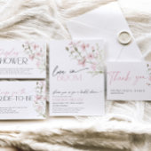 Blush Pink Bloemen Liefde in Bloom Open Bar Cockta Reclamebord Met Voetstuk