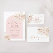 Blush roze Tropical Boho Label