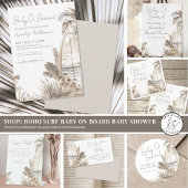 Baby aan boord Dank u Baby shower Ronde Sticker