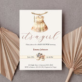 Stijlvolle  Jurk Wildbloemen Gitl Baby shower Servet