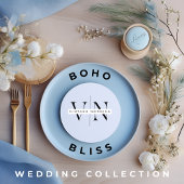 Boho Bliss Bruiloft All In One Uitnodiging