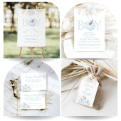Boho Blue Pumpkin Het is een Boy Herfst Baby showe Romper