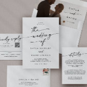 Boho Chic Zwart-Wit Een Lief Dank U Favor Ronde Sticker