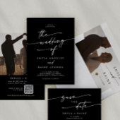 Boho Chique KLEUR BEWERKBAAR Monogram Bruiloft Gastenboek