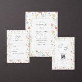 Boho Chic Wildflowers Modern Floral Wedding Photo Sneeuwbol (Personaliseer de collectie van deze zelfstandige maker.)