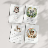 Boho Chic Bos Koala Babyfeestje Save The Date