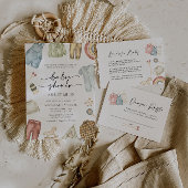 Hij of zij Clothes Gender Reopenbaart uitnodiging