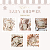 Boho Cowgirl Boots Baby shower Servet