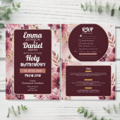 Boho Dromen Heilige Huwelijk Trouw Uitnodiging (Personaliseer de collectie van deze zelfstandige maker.)