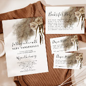 Boho Herfst In Liefde Pampas Grass Boek Aanvraag Informatiekaartje