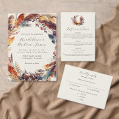 Monogram Boho veren krans bruiloft welkom Acryl Bord (Personaliseer de collectie van deze zelfstandige maker.)