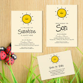 Boho Little Ray of Sunshine Baby shower Servet