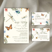 Boho Love Bug Insecten Dragonfly baby shower Kaart