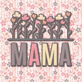 Floral Boho Mama Fotoplaat