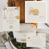 Boho Oh Girl Kleding Baby shower III Kaart