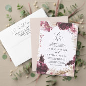 Boho Pampas Grass 30th Birthday Kaart (Personaliseer deze collectie van deze onafhankelijke maker. Test)