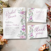 Rustic Floral Summer Pattern Papieren Bordje