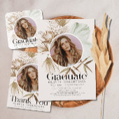 Boho Reviera Foto Afstuderen Aankondiging